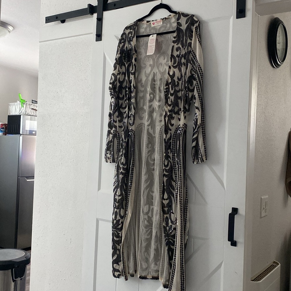 Never Worn Sequence Duster